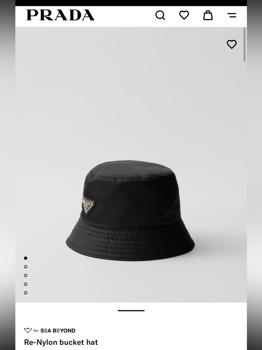 Prada Re-Nylon bucket hat